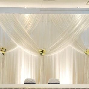 Draped Romance Backdrop