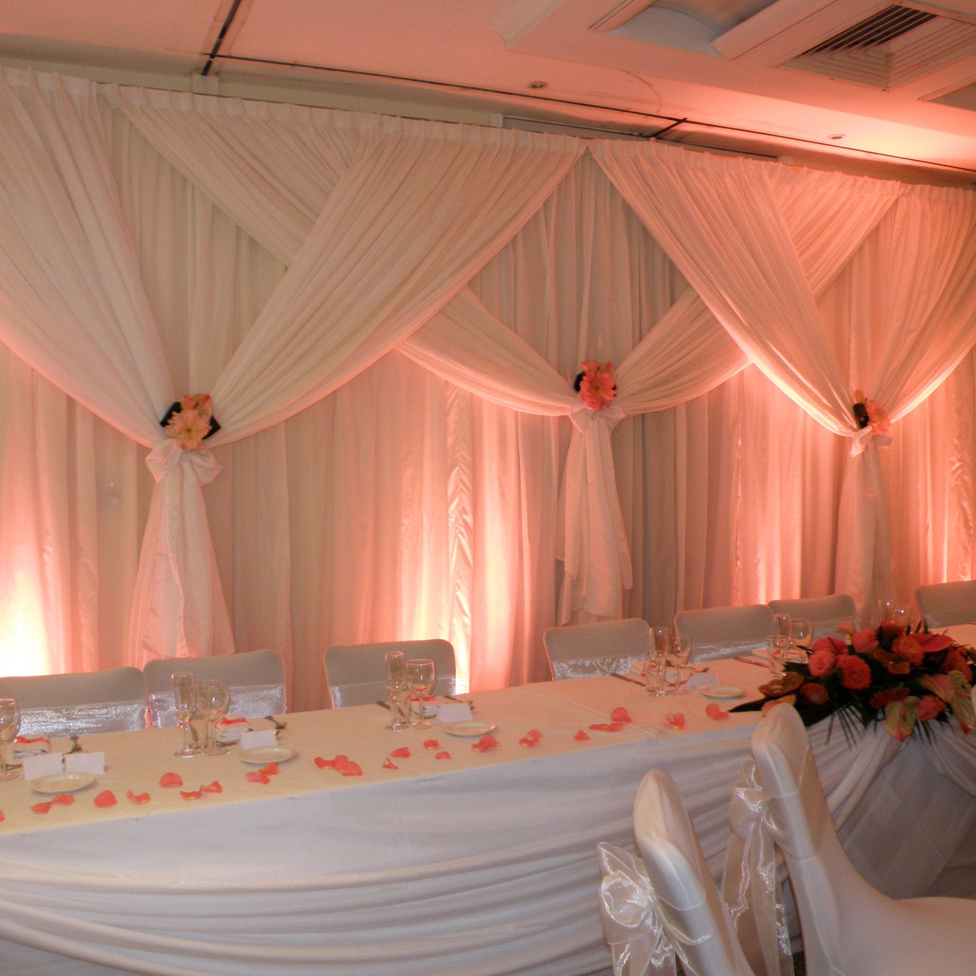 Draped Romance Backdrop