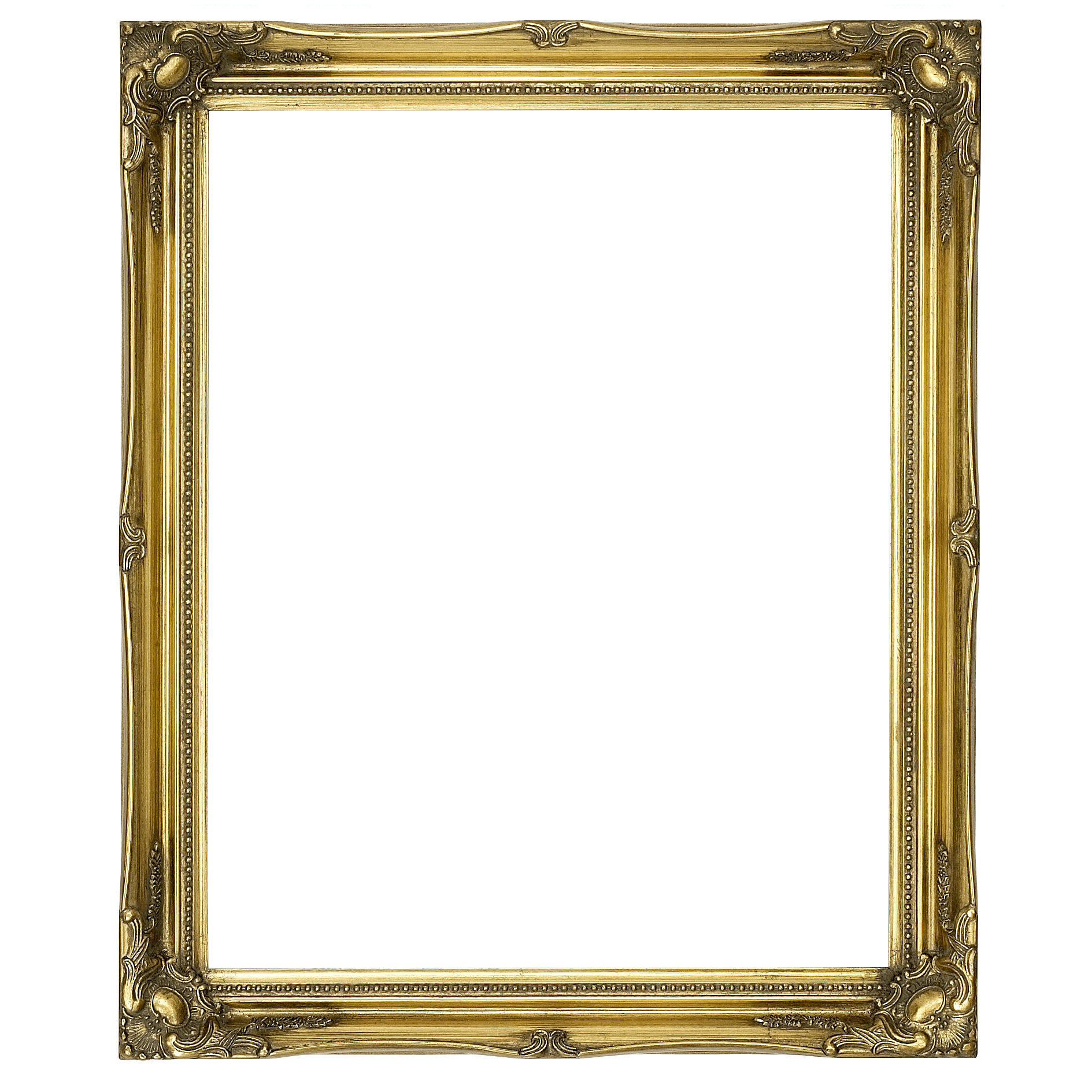 Gold Swept Frame