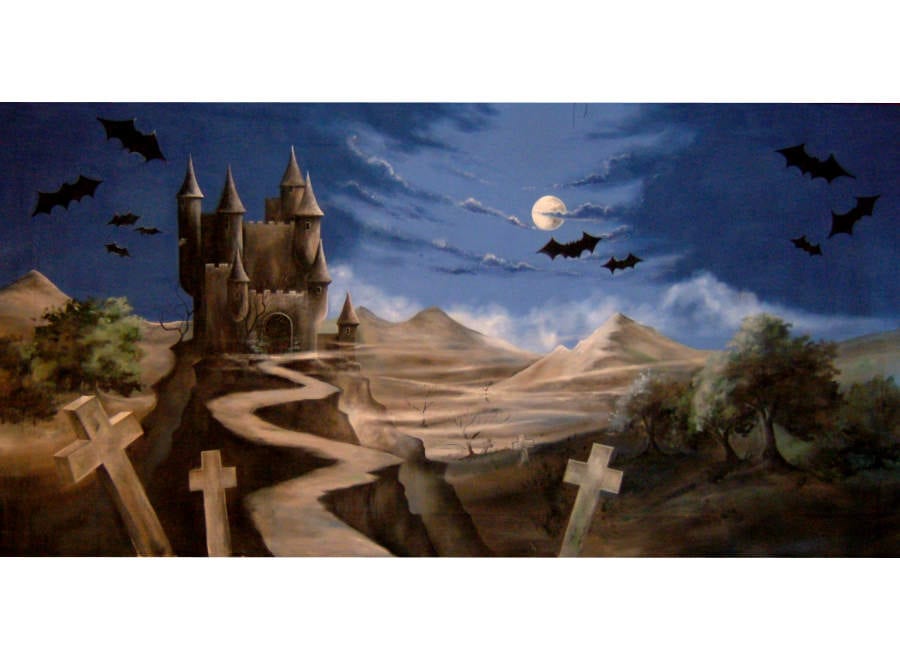Haunted Castle Backdrop