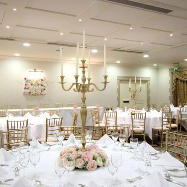 95cm Antique Gold Candelabra