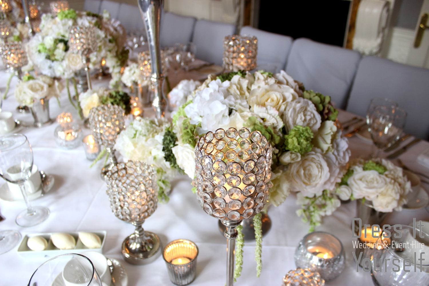 Crystal Tea Light Holders