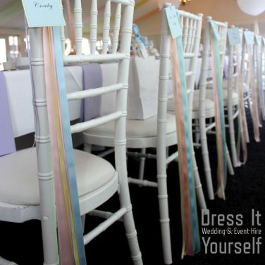 Chiavari Chair with Pastel Ribbons