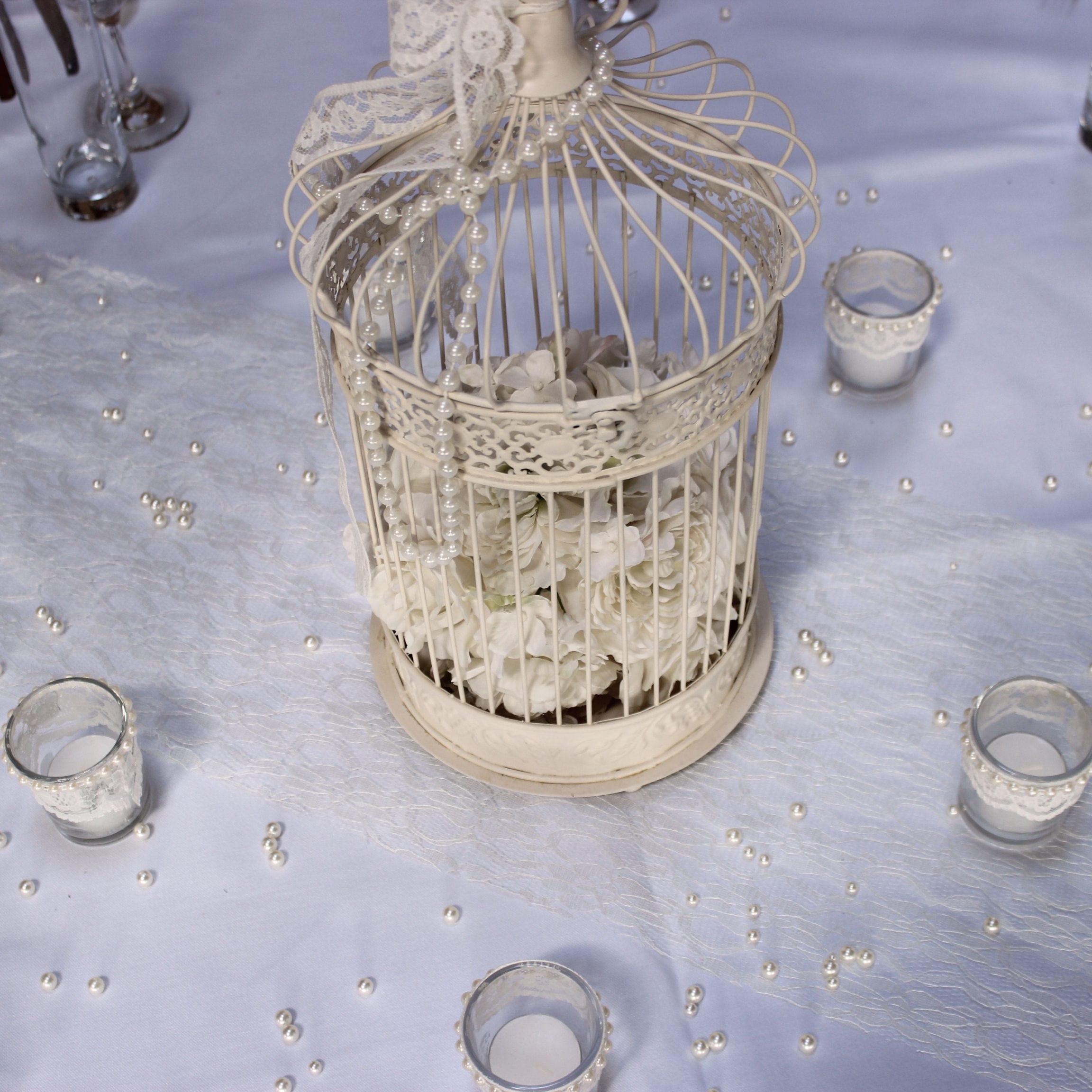 Birdcage Pomander Centerpiece Hire