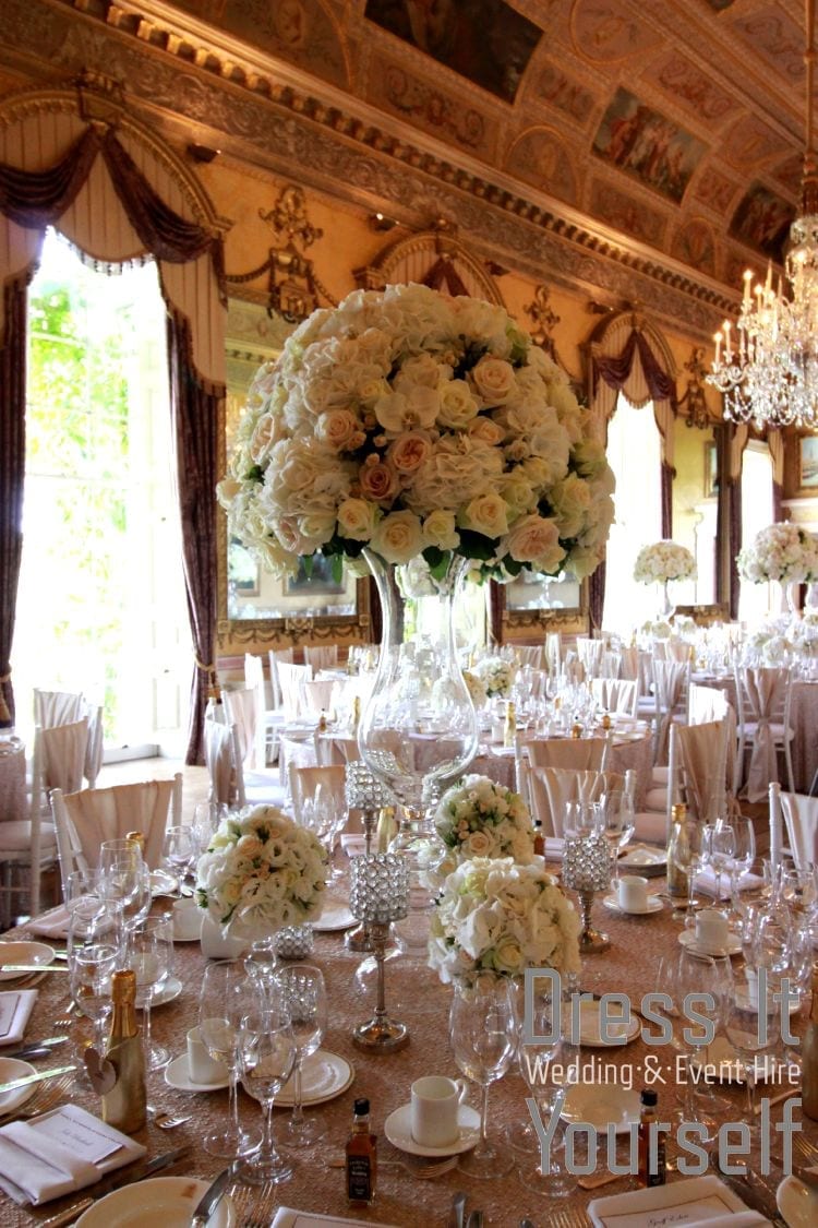 Large Footed Tulip Vase Hire - Image 9
