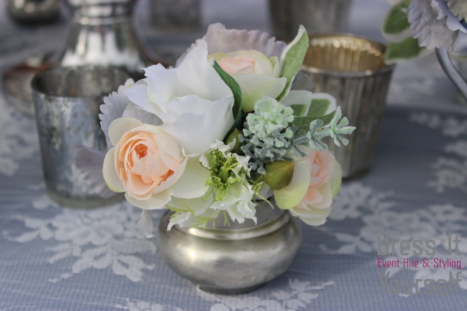 small-pewter-silver-pot-jug-hire