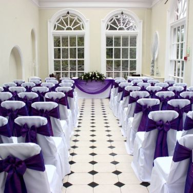 Lycra Chair Cover with Satin Sash