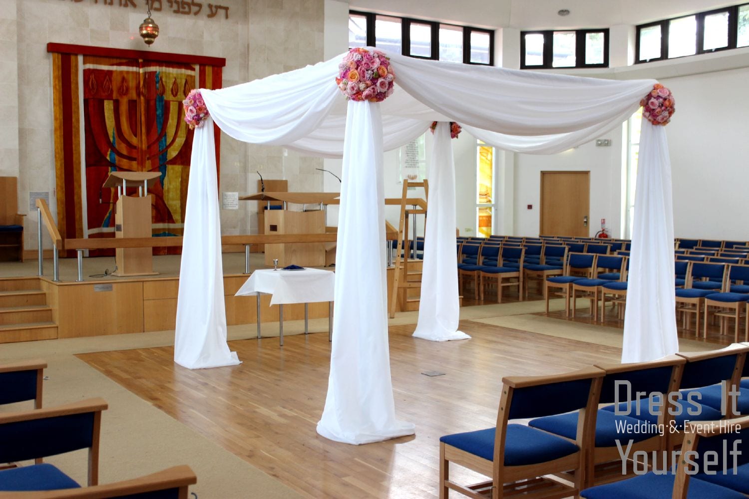 Flat Roof Chuppah Hire