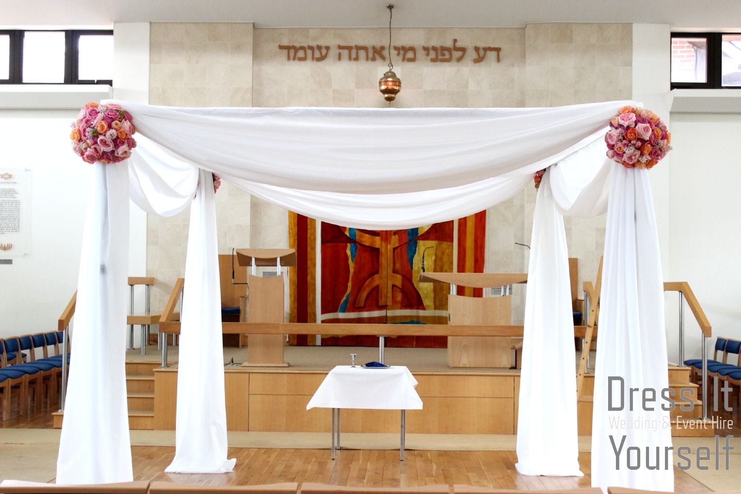 Flat Roof Chuppah Hire