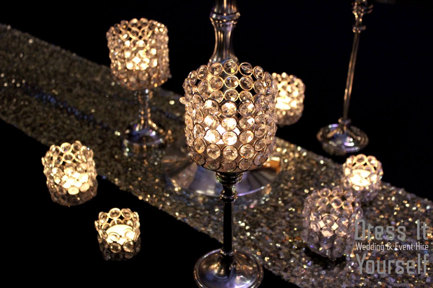 Crystal Tea Light Holders