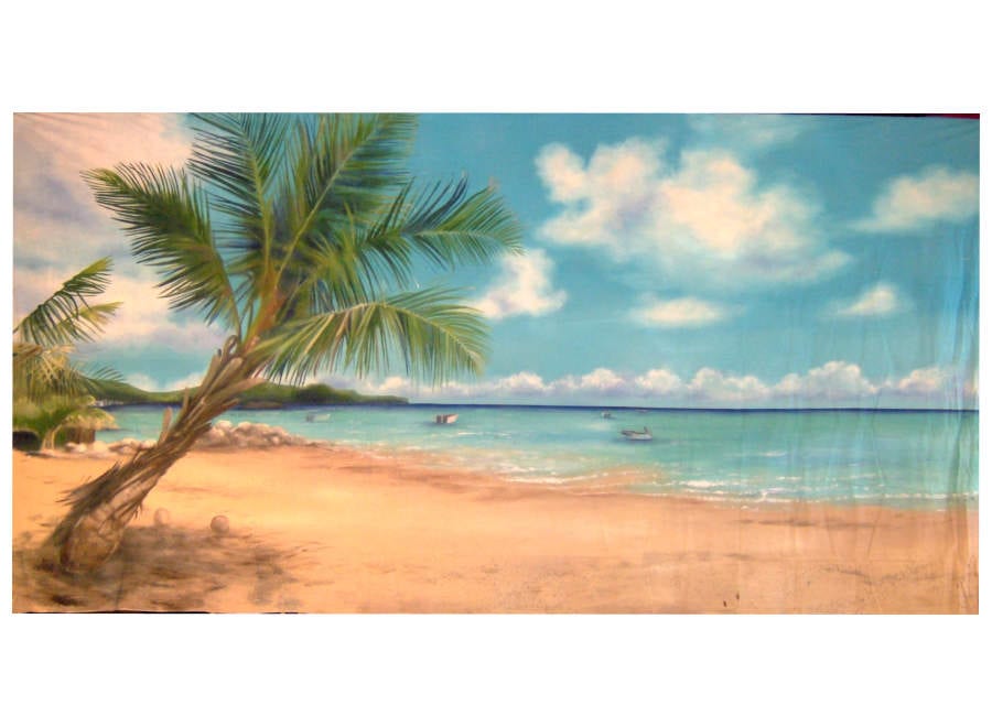 Desert Island Backdrop