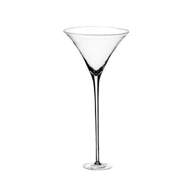 Large Martini Vase 70cm Hire