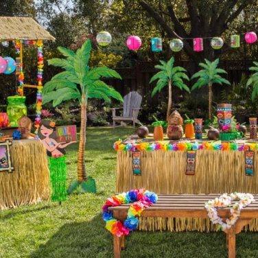 Tropical, Caribbean, Hawaiian, Luau, Tiki