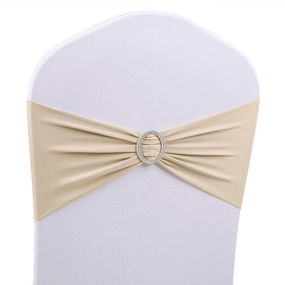 Lycra Chair Bands with Diamanté Buckle