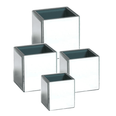 Mirror Cube Vase Hire