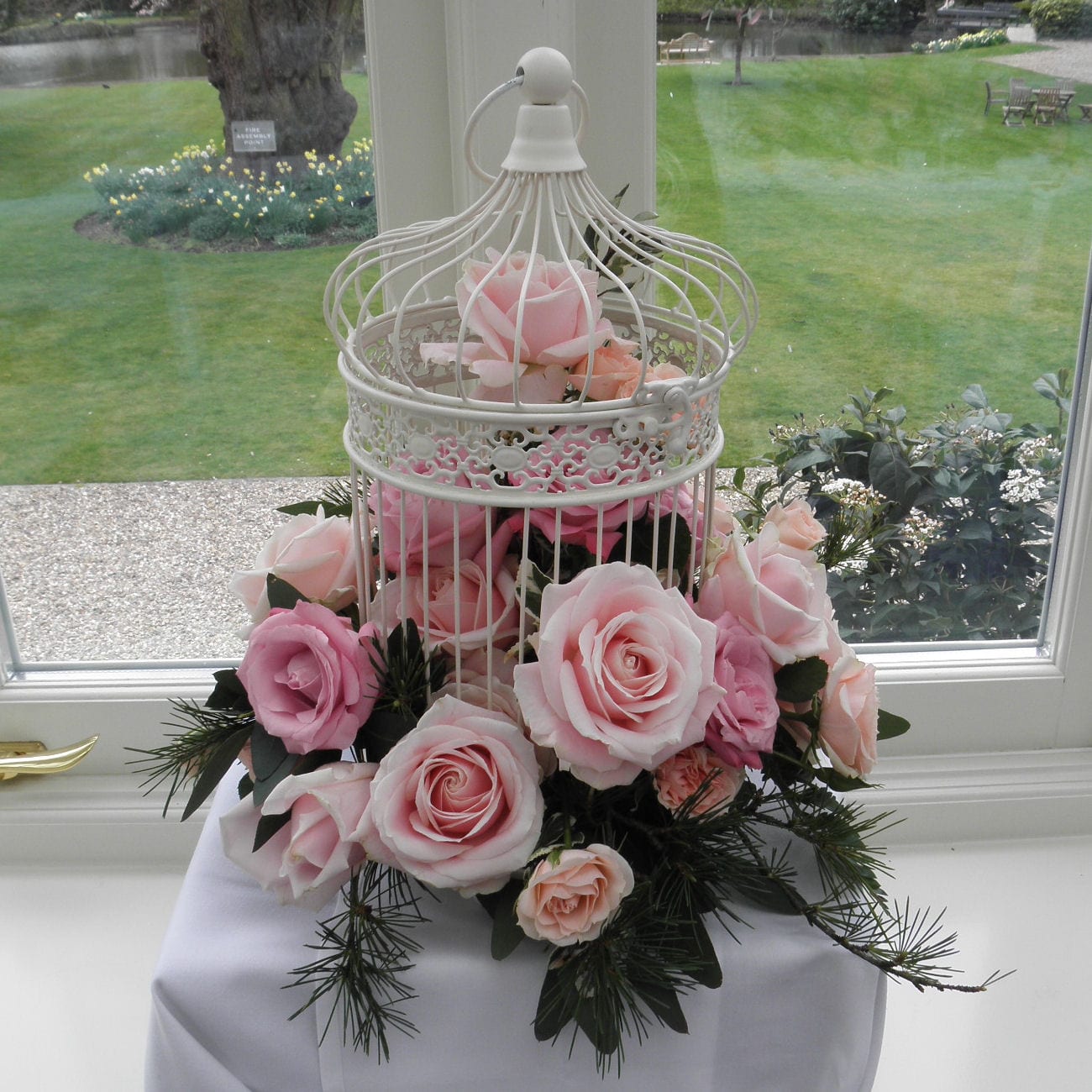 Large Round Bird Cage Hire