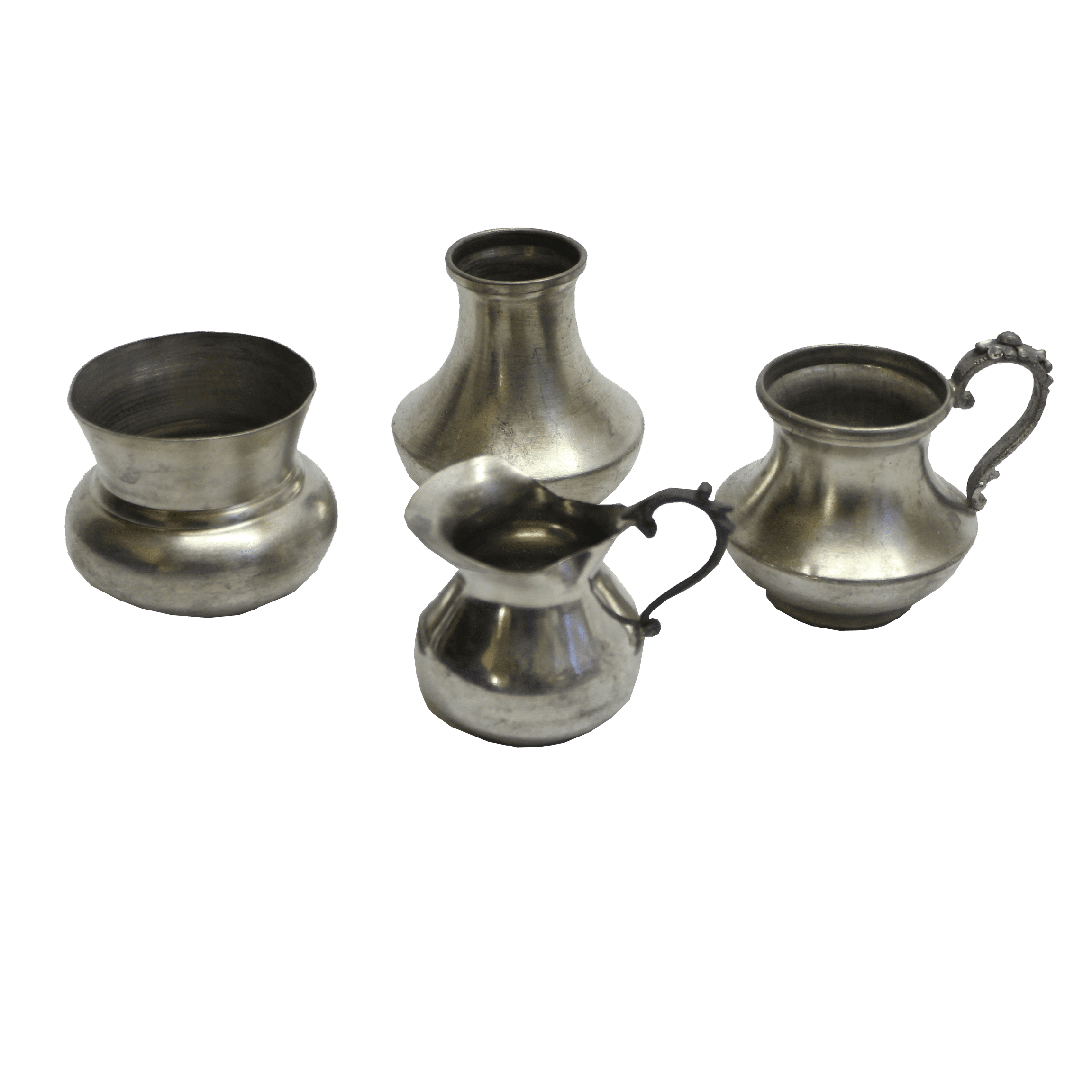 Small Pewter Pots