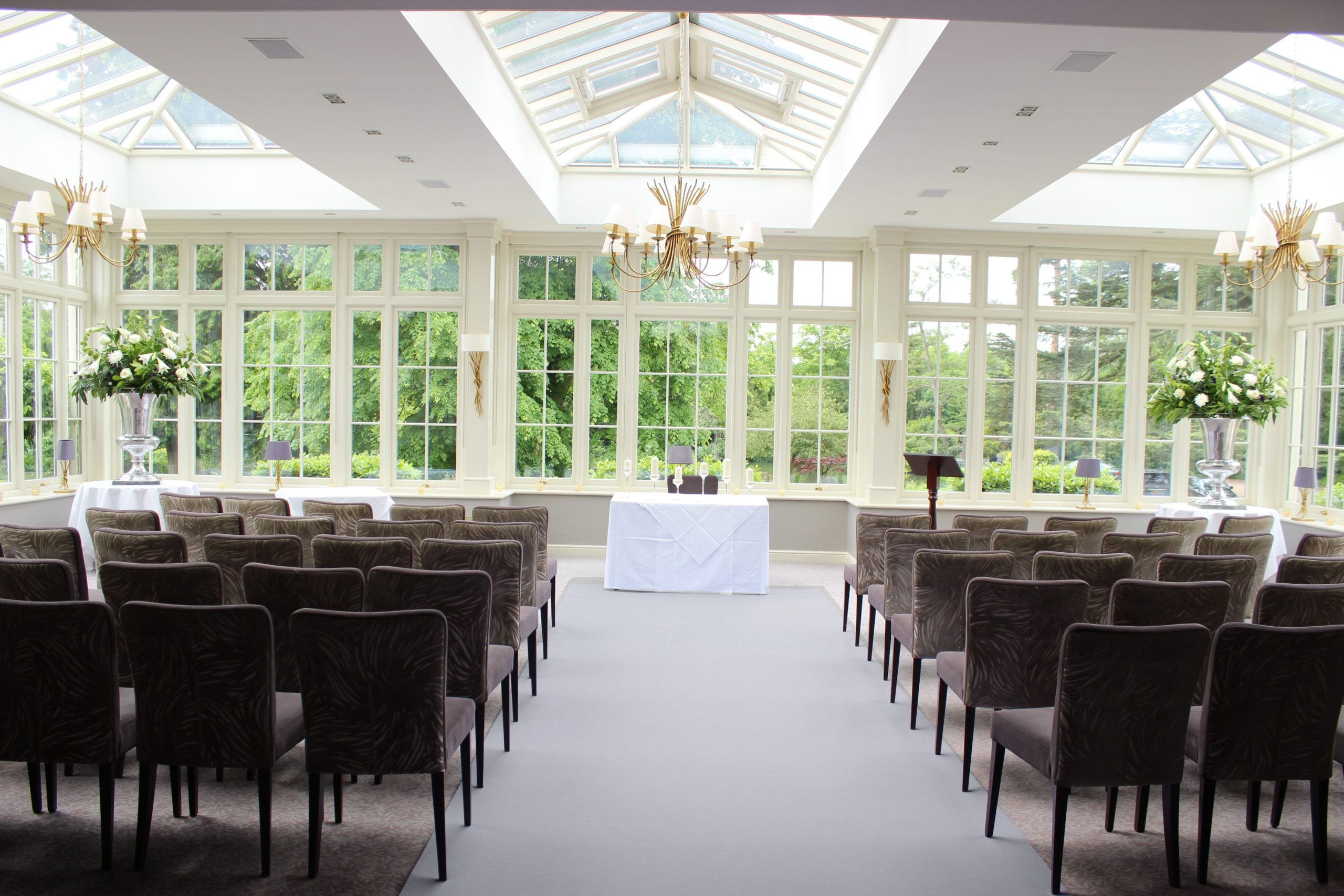 Grey Wedding Aisle Carpet