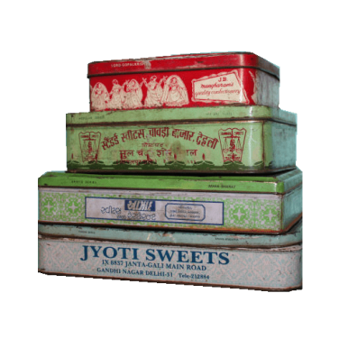 Old Vintage Tins to Hire