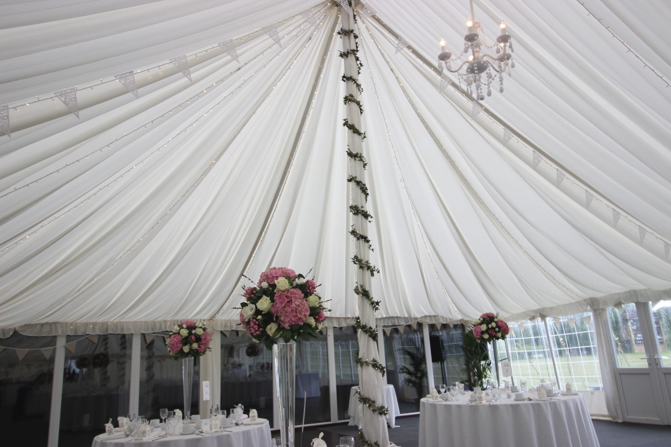 White Lace Paper Bunting