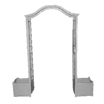 White Wedding Arch Hire