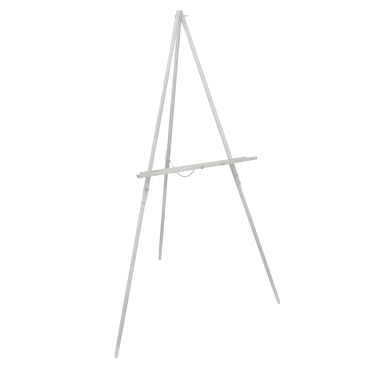 White Wooden Tripod Easel