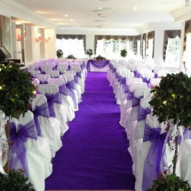 Purple Wedding Aisle Carpet