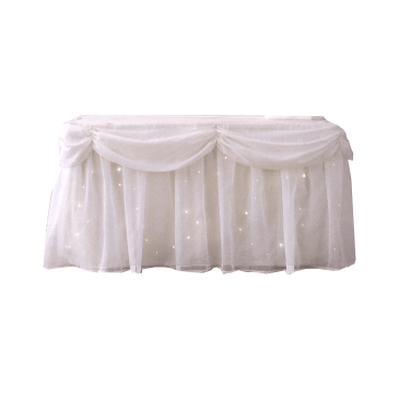 Starlit Trestle Table Skirt