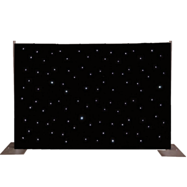 Black Starlit Star Cloth Backdrop