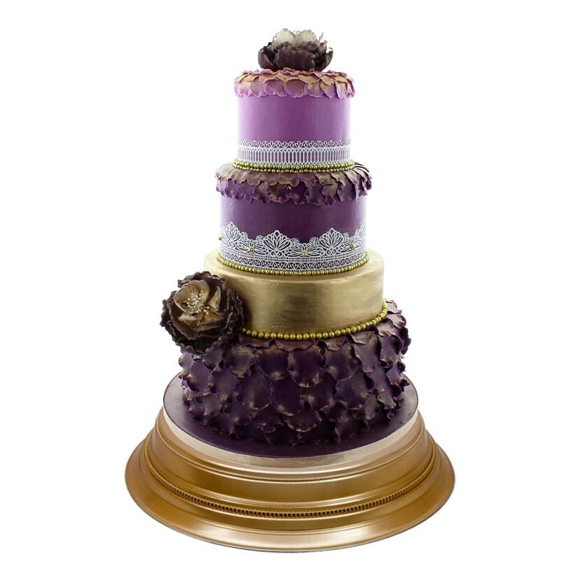 Gold Round Cake Stand