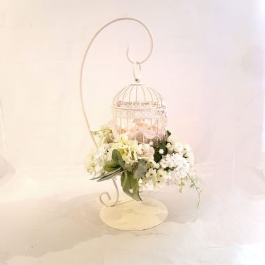 Bird Cage Hanging Tealight Holder Centrepiece