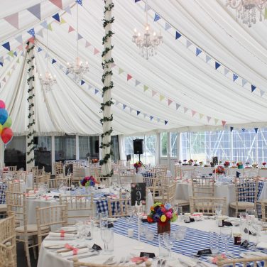 Mixed Floral English Fete Country Bunting
