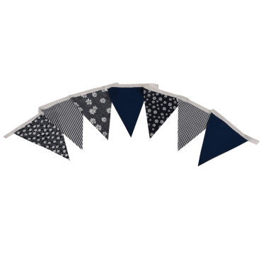 Navy Floral Bunting