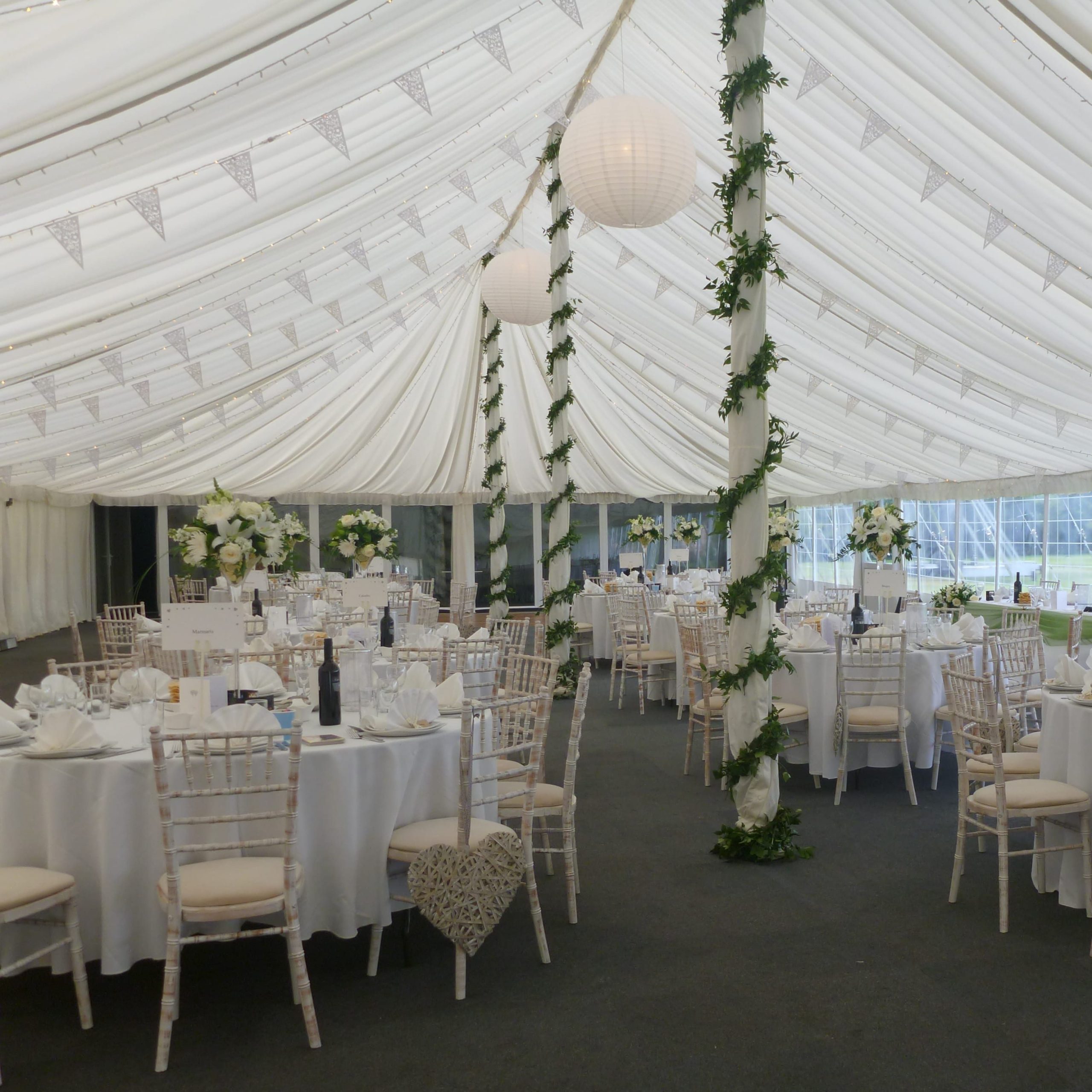 Shenley Bunting ivy poles