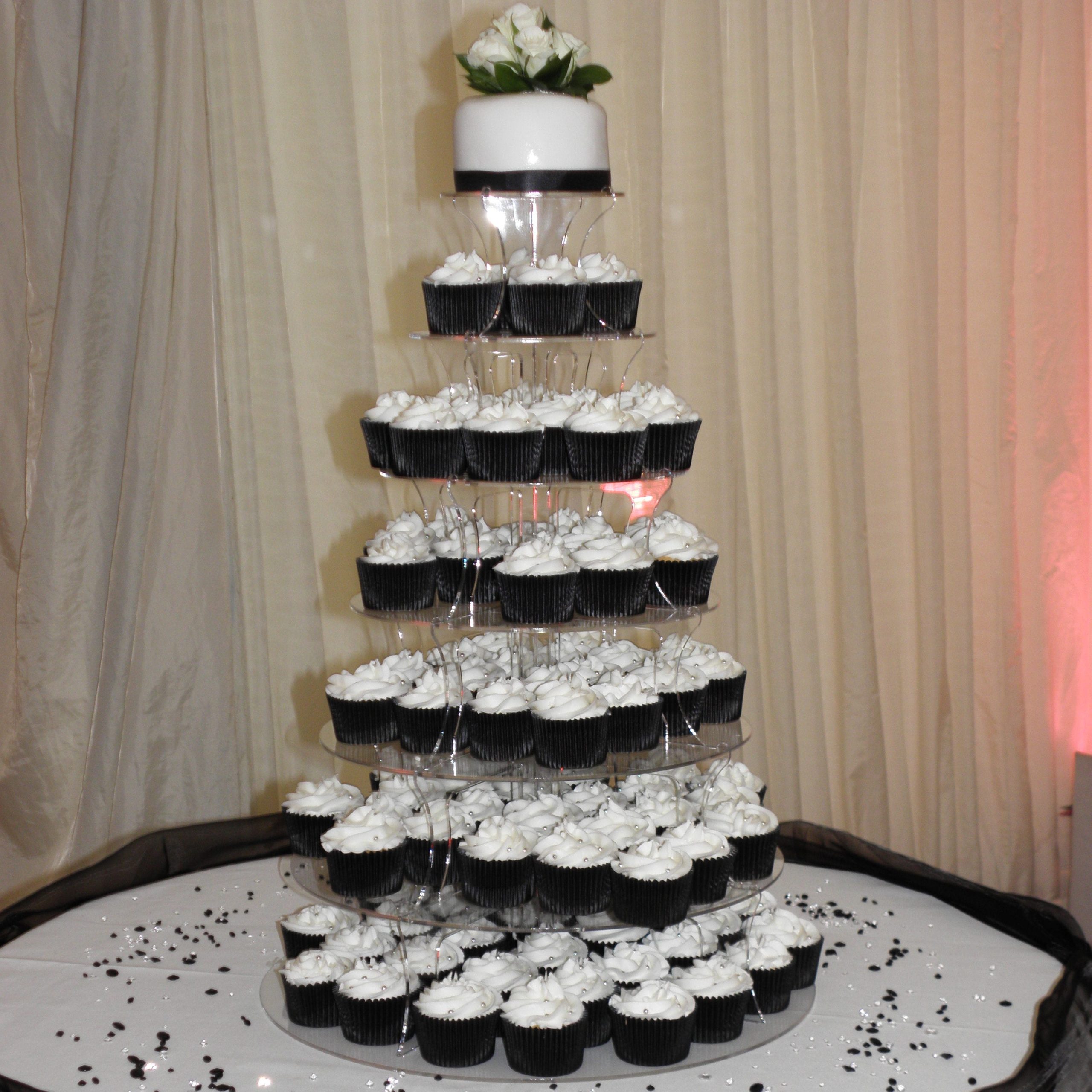 Clear Perspex Acrylic Cup Cake Stand