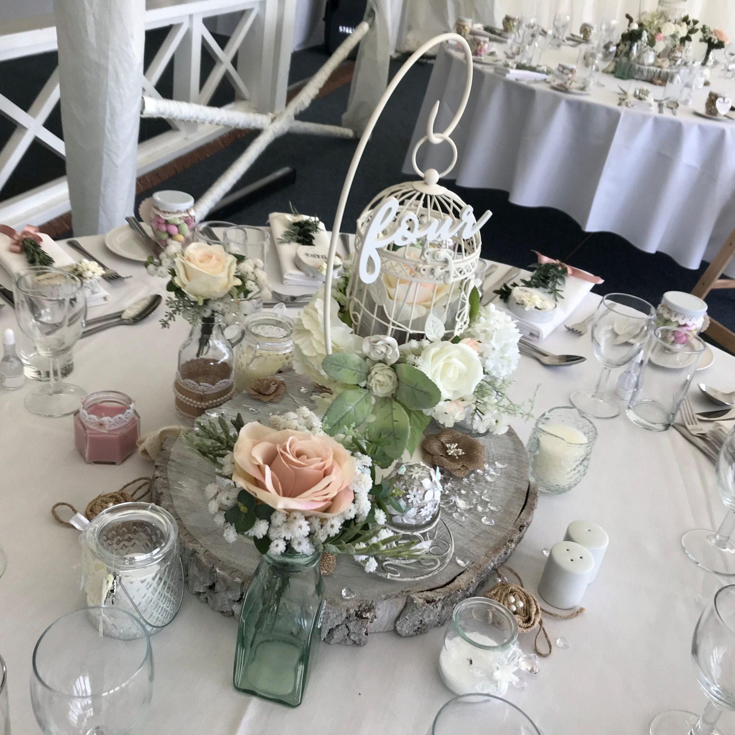 Bird Cage Hanging Tealight Holder Centrepiece