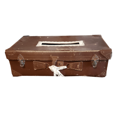 Suitcase Card Box Post Box