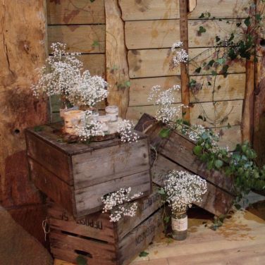 Vintage Rustic Apple Crates