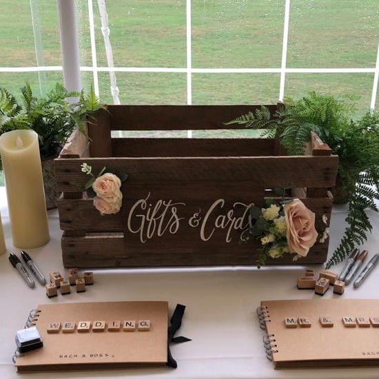 Gifts and Cards Crate Post Box