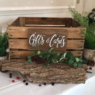 Gifts and Cards Crate Post Box