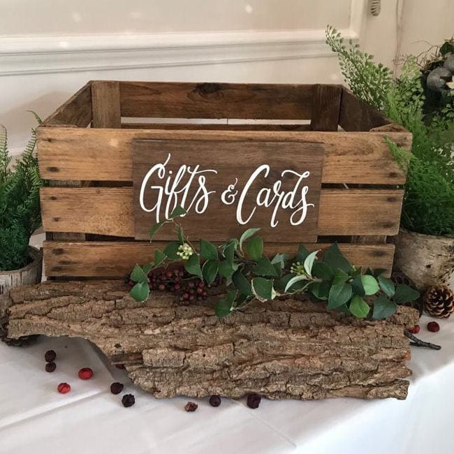 Gifts and Cards Crate Post Box