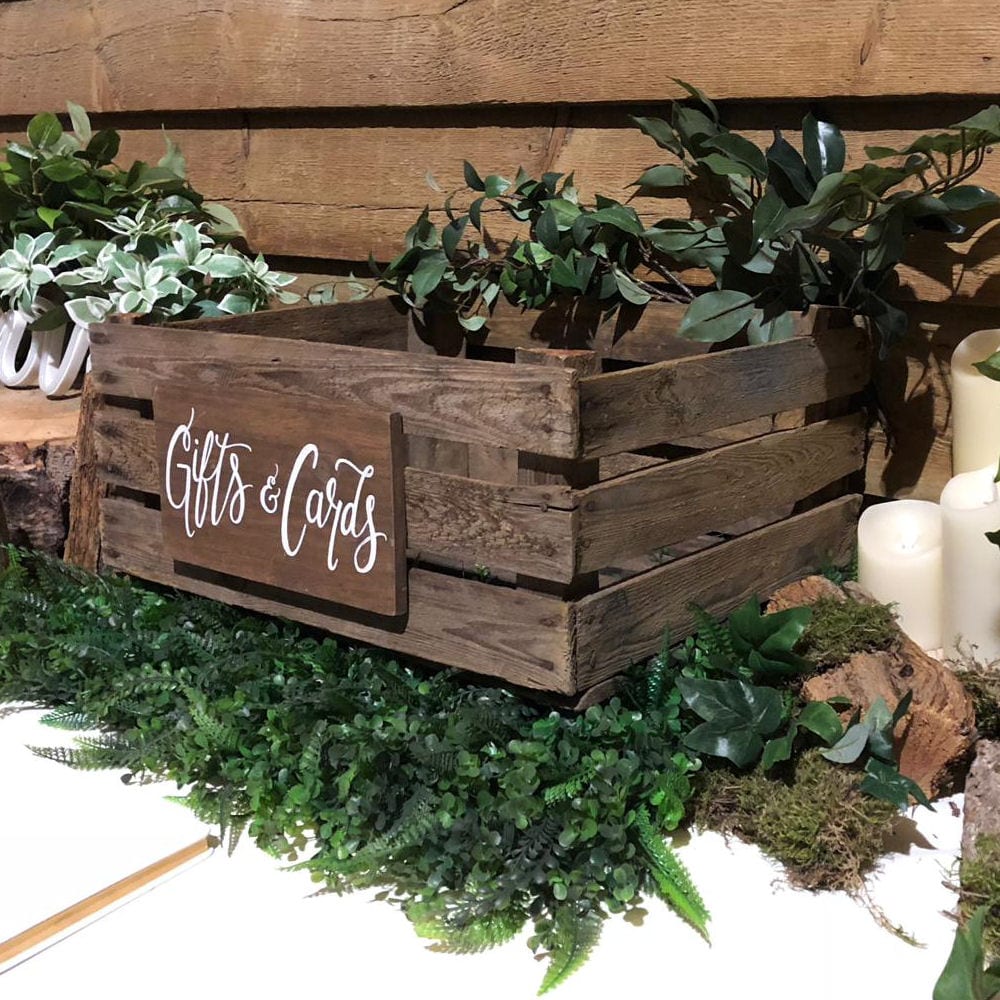Gifts and Cards Crate Post Box