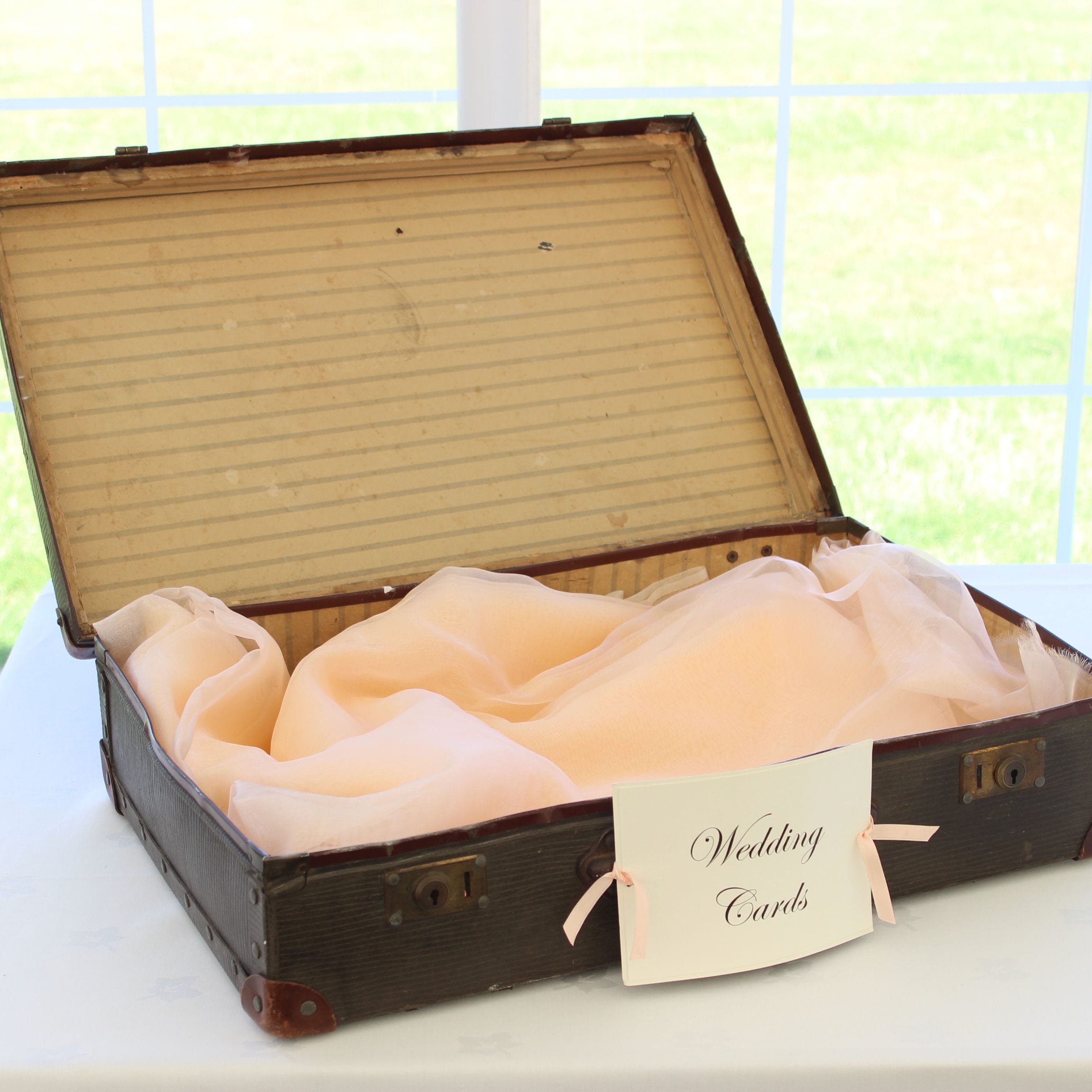 Suitcase Card Box Post Box