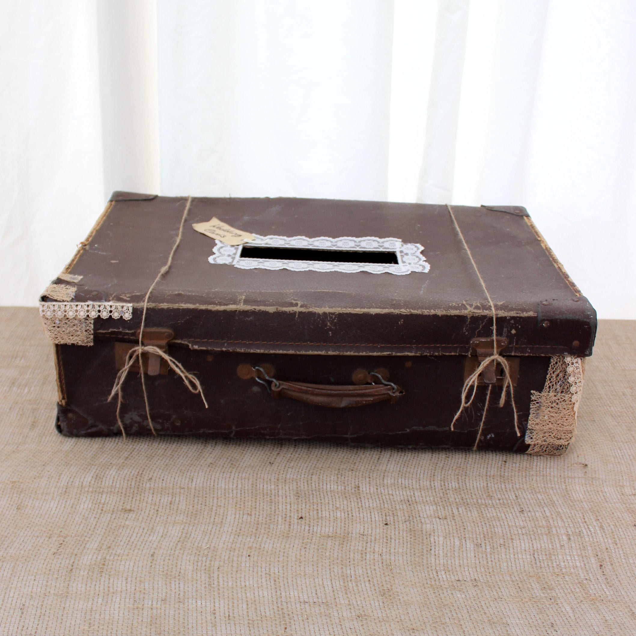 Suitcase Card Box Post Box