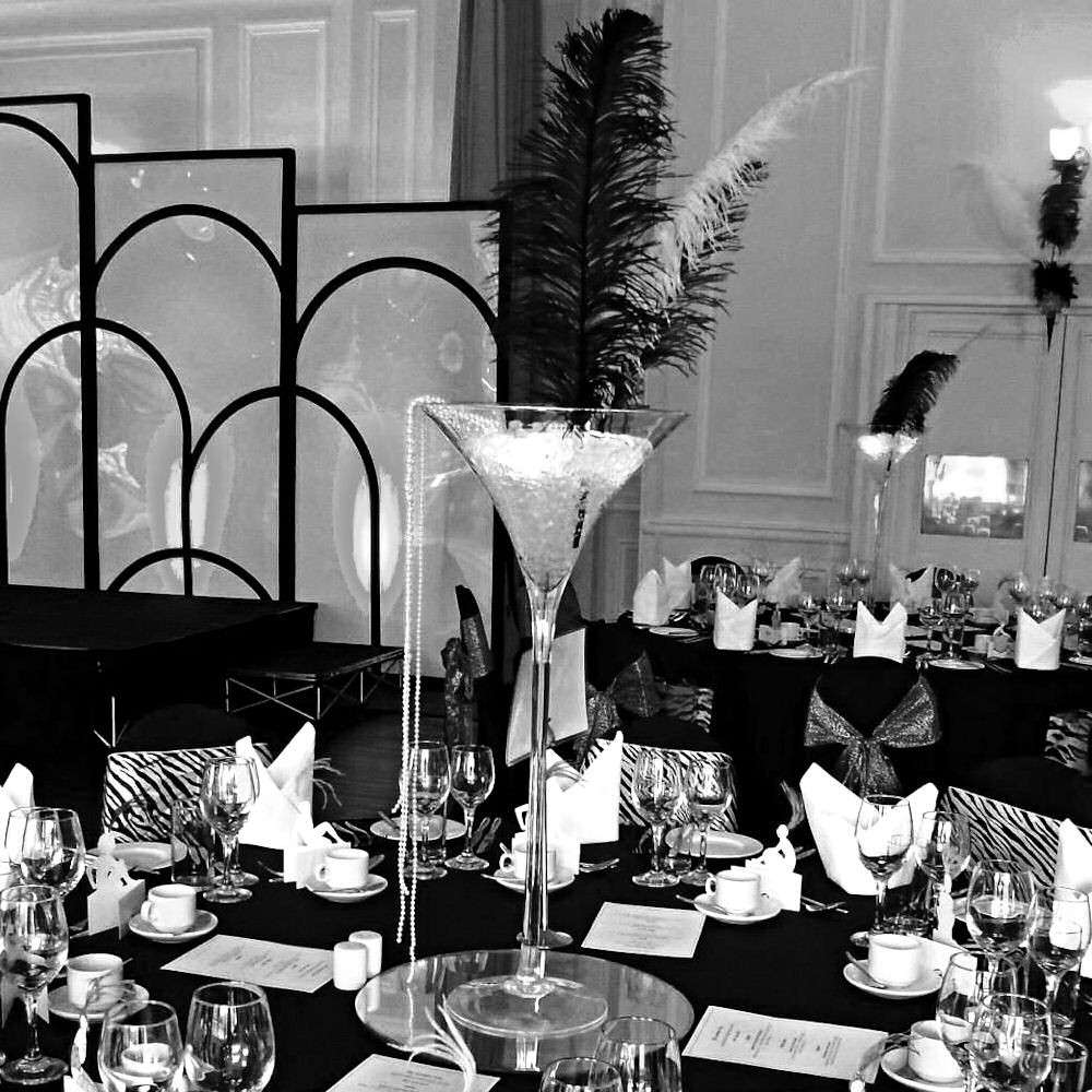 Gatsby Themed Art Deco Roaring 20's 1920's Party