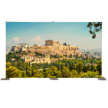 Ancient Themed Backdrop with Temple & Ruins