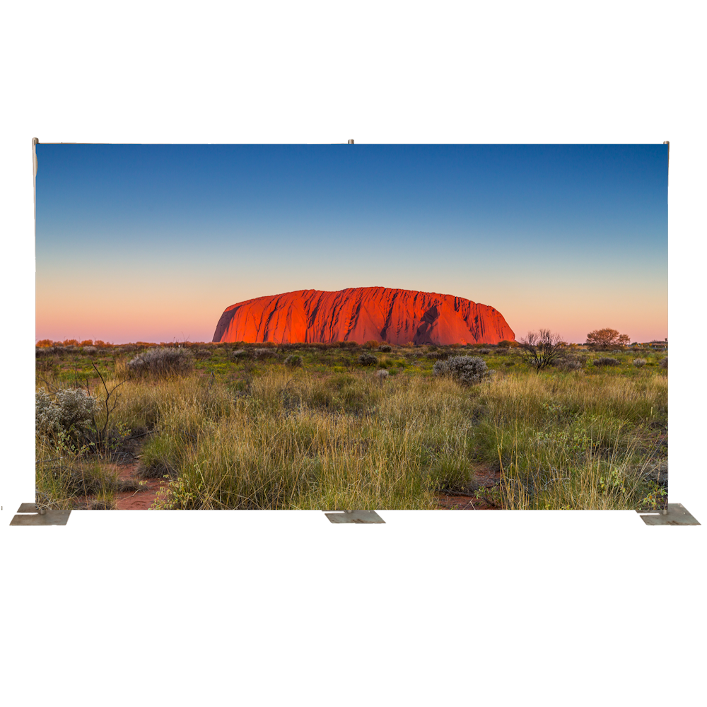 Australia Backdrop Australia Themed Backdrop Ayres Rock at Sunset