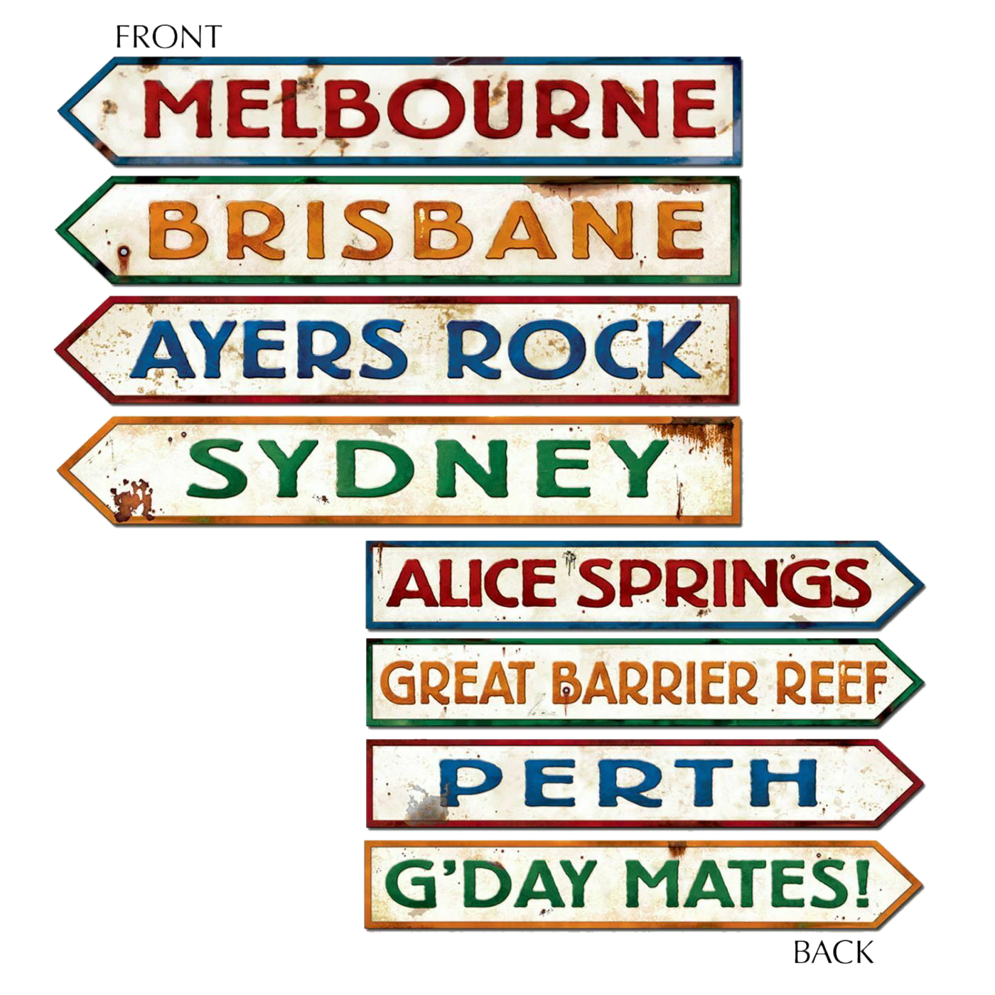 Australia Road Sign Arrows