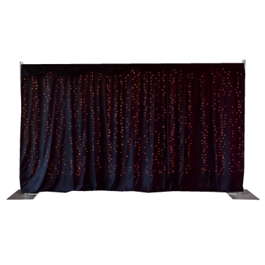 Black Fairy Light Backdrop
