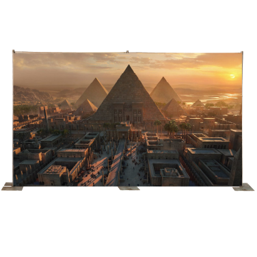 Egypt Conceptual Pyramid Sunset Backdrop 6x3